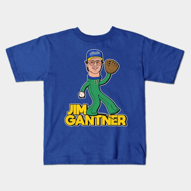 Jim 'Gumby' Gantner Kids T-Shirt by darklordpug